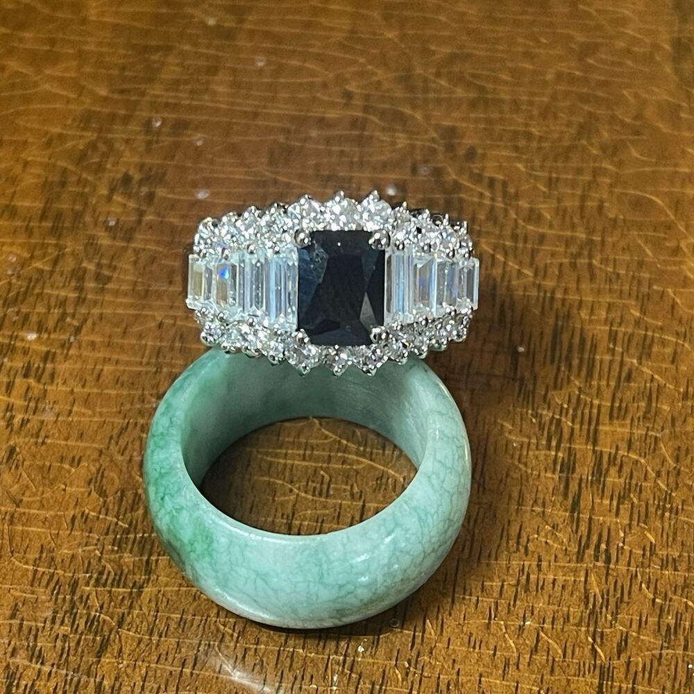 Park Lane Beverly Hills Silver Tone CZ Size 8.75
